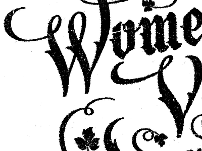 Ladies like blackletter, right?