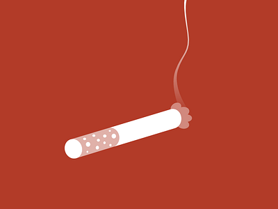 Cigarette cigarette flat icon smoke