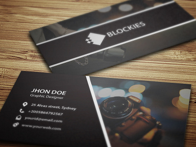 Photography Business Card Template graphic identity image modern office official photo photography print professional simple technology