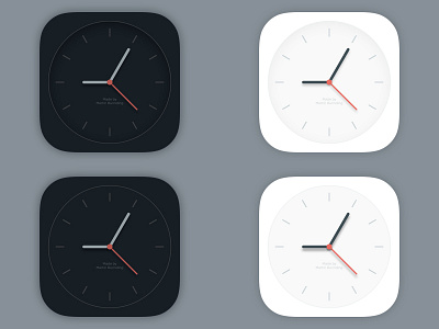 Clock Icon analog apple clock ico icon icons ios ios7 ipad iphone time watch