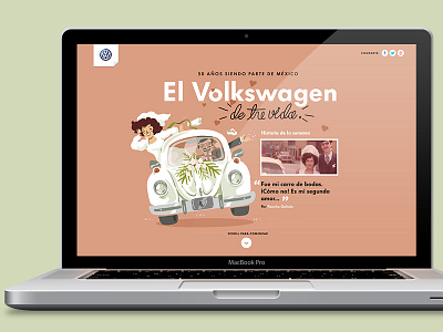 VW Home Page design ui volkswagen vw web webdesign website