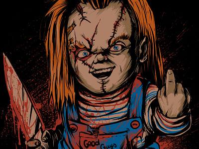 Chucky Detail art childs chucky design illustration play screenprint t shirt