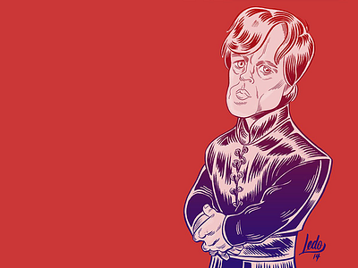 Imp caricature comic book art game of thrones illustration pen and ink portrait