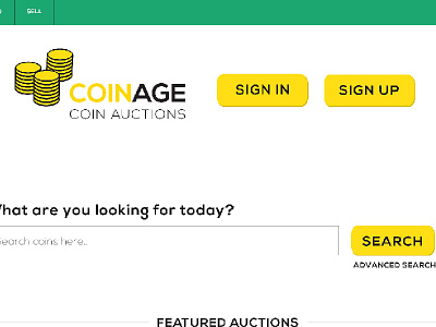 CoinAge Website Design commerce graphic design ui ux web web design