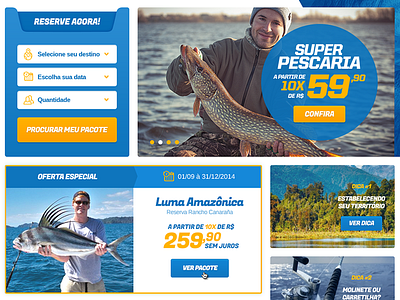 Fishing Shop (WIP) blue design ecommerce eshop fish fishing orange shop store ui ux