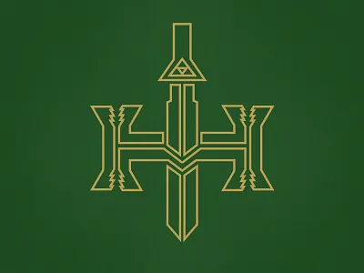 Hylian Legion Logo Gamer Gauntlet brand gamer gauntlet identity logo video game