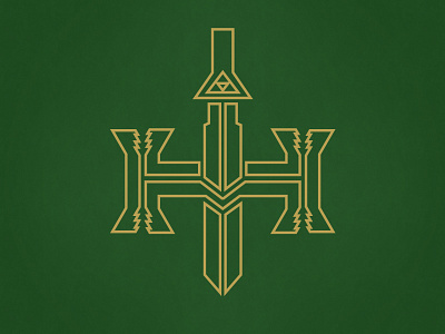 Hylian Legion Logo Gamer Gauntlet brand gamer gauntlet identity logo video game