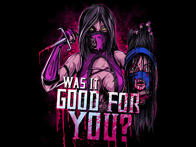 Mileena: Was it good for you? art fanart illusrtation kitana kombat mileena mk mortal