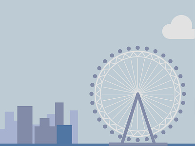 London Eye illustration web