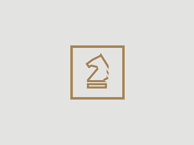 Rataj Law firm logo chess gold horse law lawyer logo rataj square