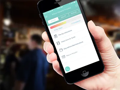 Steps glyphish hospital ios iphone medical progress proxima nova ui visual