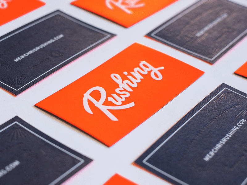 Business Cards! blinddeboss branding businesscards businesstime cards deboss identity lettering letterpress print