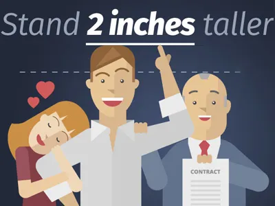 Step-Ups One Page Website clean flat ui illustration interface landing page layout minimal responsive ui ux web design website