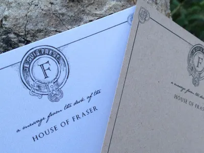 Free Outlander Inspired Printable celtic crest free freebie hand drawn historic monogram outlander pdf printable scottish stationery