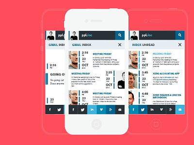 ppl.inc app design layout monotone typography ui ux website