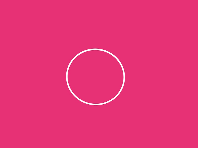 Twisting Dribbble Circle animation c4d cinema4d circle design gif loop low motion nicolas fallourd pink poly