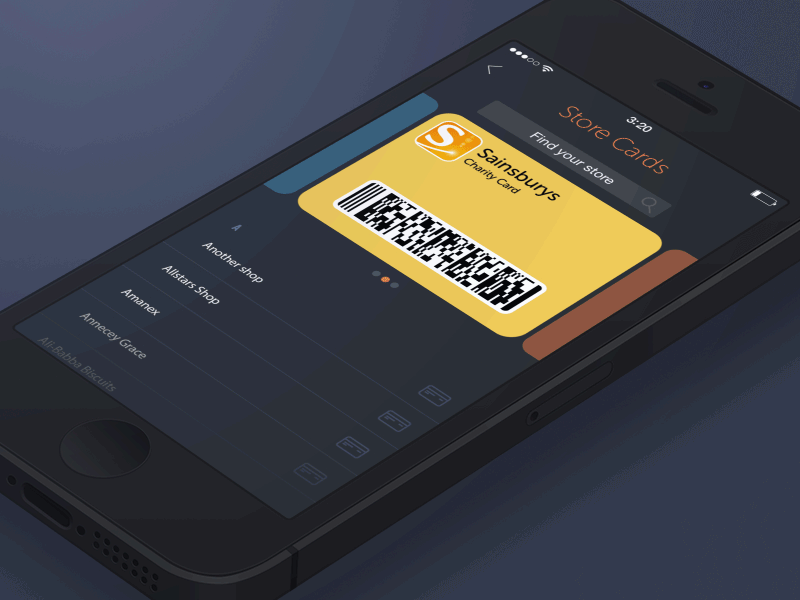 UI Animation animation app card cards code ios mobile shop store ui