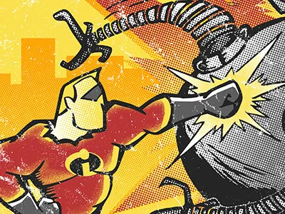 They call him Mr. Incredible! books comics dcay design disney illustration incredibles pixar threadless