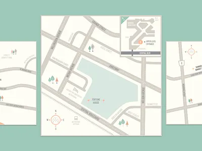 Maps Maps Maps custom maps illustration maps simple wedding