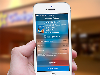 Apartado Cine+ app app cine cinemasapp gui movie movies theater ui
