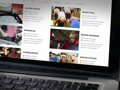 Extreme GYM Fitness Clean Template boxing clean template coralixthemes events extreme fitness gym list psd premium template theme themeforest