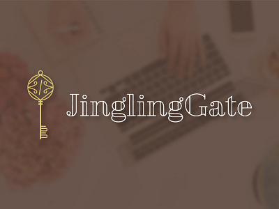 Jingling Gate branding design icon identity logo