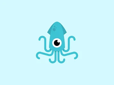 Squid character creature focus lab fun illustration octopus squid tentacles