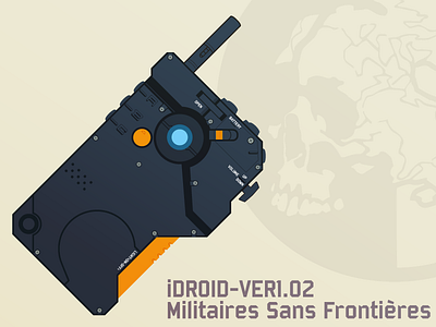 iDROID-VER1.02 design flat idroid illustration metal gear solid mgs