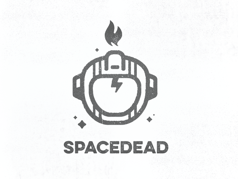 Spacedead astronaut dead fire flame gif helmet mudshock orlando space spacedead spaceman stars