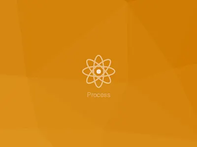 Process Icon flat icon low poly poly process trianglify ui work