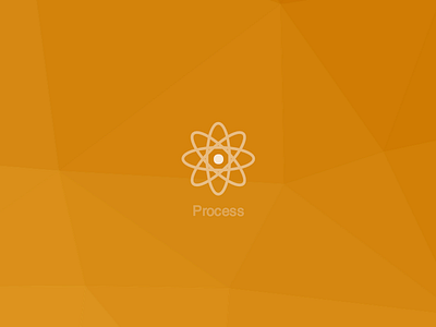 Process Icon flat icon low poly poly process trianglify ui work