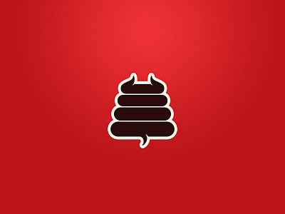 Bullsh*t. bullshit humor logo sign symbol
