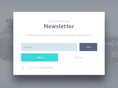 Join Newsletter - improvements man news newsletter suscribe woman