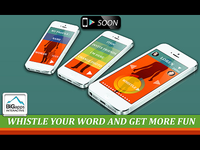 WhistleMe android app bigapps franck sitbon interface iphone mobile ui ux