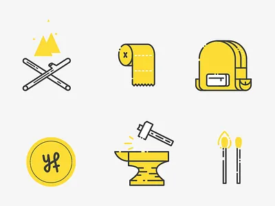 Discovery Icons 02 helloyoungfriends icons illustration vector