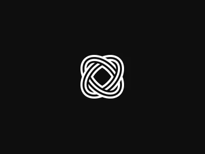 OO Monogram atom geometrical grid initials letter logo monogram o symbol symmetrical twisted vector