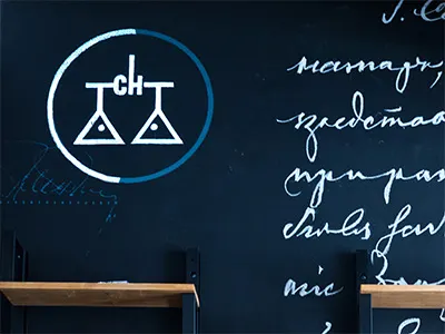 Chalk chalk drawing interior