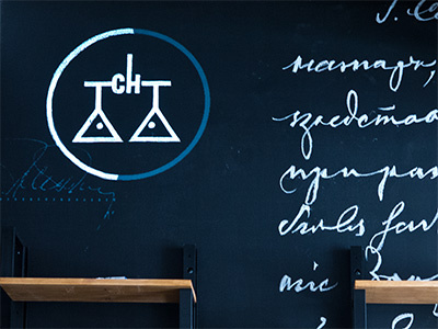 Chalk chalk drawing interior