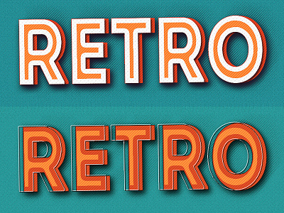 Retro Text Effect psd retro text text effect texture typography vintage vintage text effect