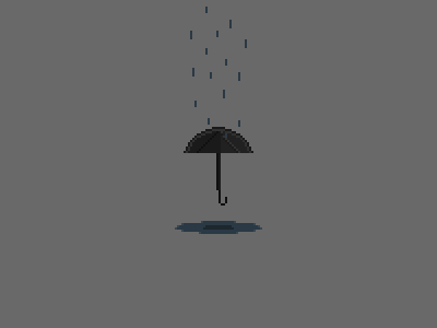 Umbrella 4fun animation gif photoshop pixel art umbrella