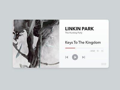 Music Player linkin park music player ui