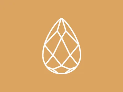 Crystal crystal line logo