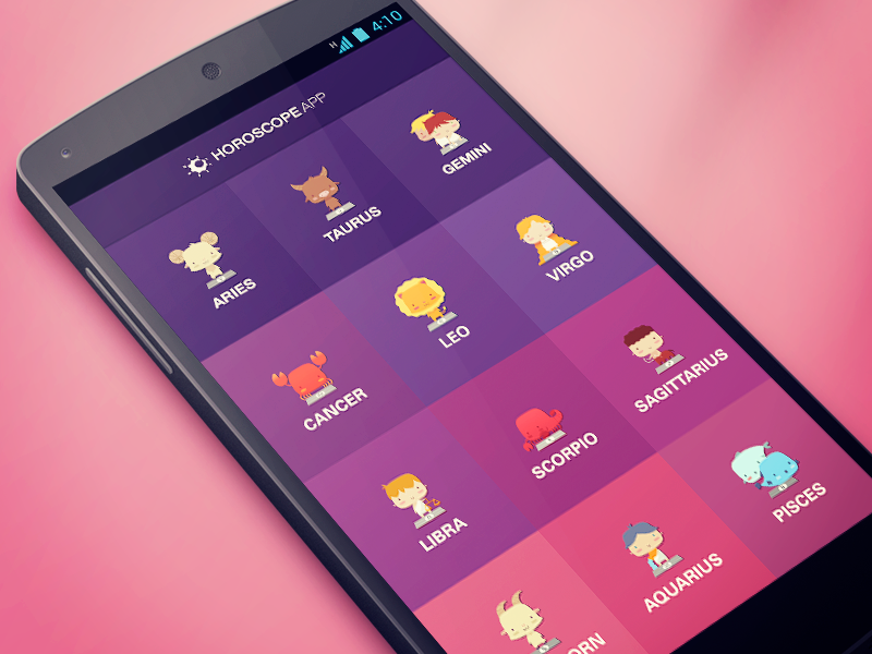 Example of Horoscope Application