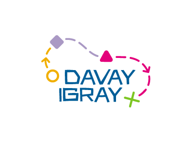 Davay Igray brand brand identity branding design studio emblem game graphics icon logo logodesign logotype quest