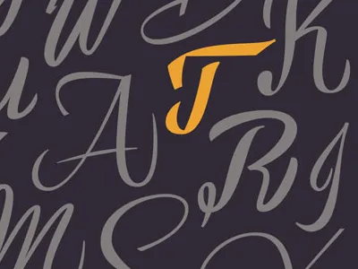 Some random calligraphic letters calligraphy