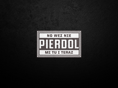 NWNP. badge bullshit logotype niepierdol parental parentaladvisory