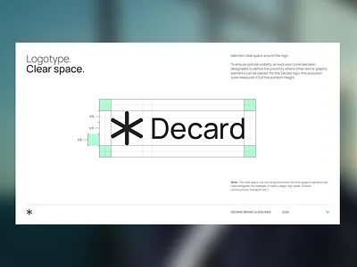 Decard Brandbook. Logotype & Symbol. brandbook branding design graphic design guidelines illustration logo symbol ui vector