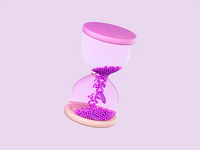 The Hourglass Animation 3d 3dart animation bitcoin coin crypto cryptocoin design hourglass illustration money motion sand sandwatch time watch