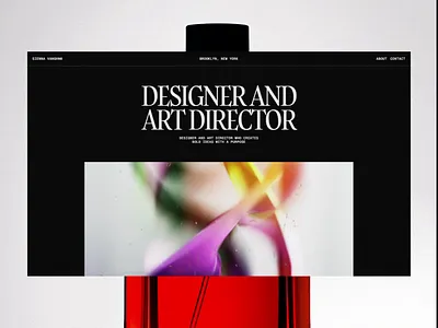 Sienna Vanghn - Minimalist Portfolio Framer Template bold design clean design experimental design framer template layout design minimalist design typographic design typography design