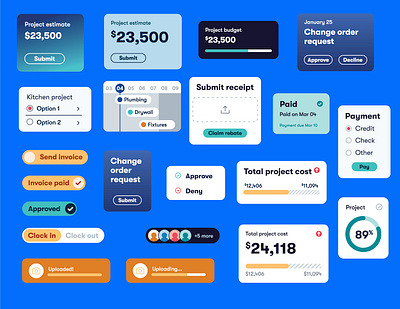 UI elements branding illustration ui